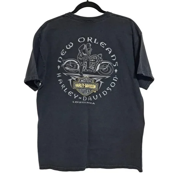 Harley-Davidson Mens 2010 New Orleans Graphic T-Shirt - Picture 2 of 6